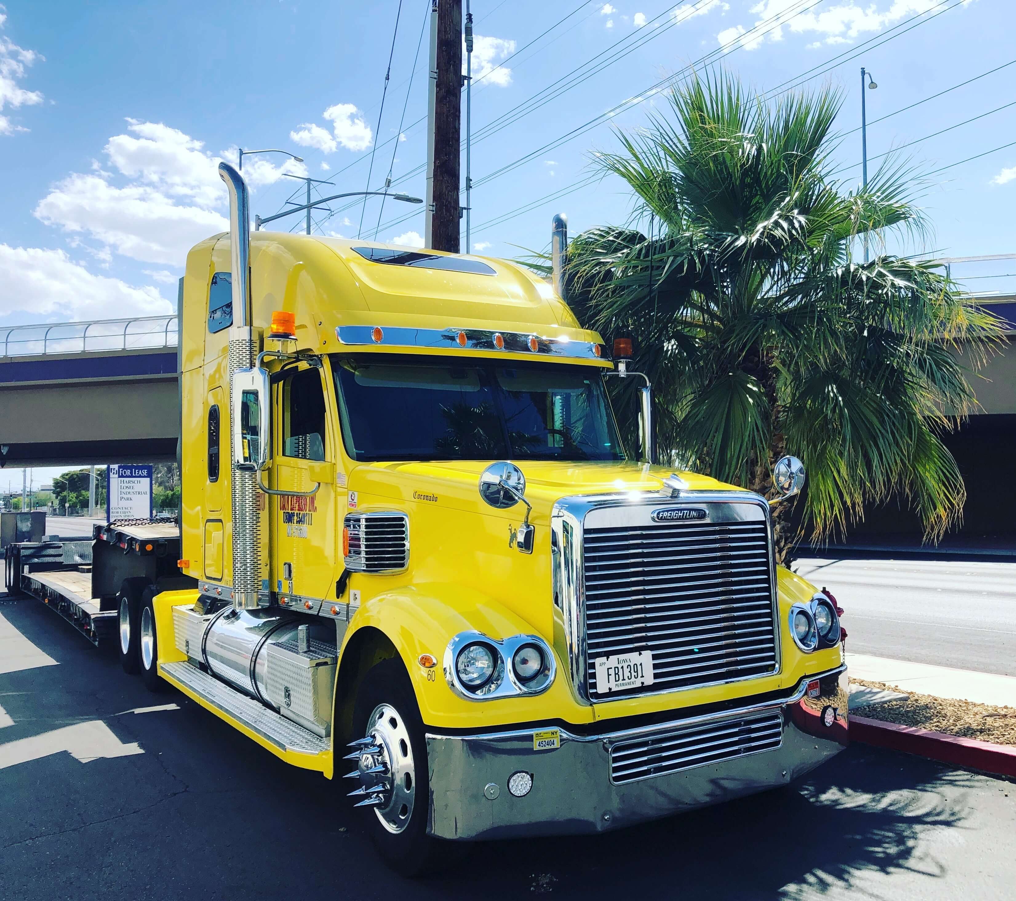 yellow truck